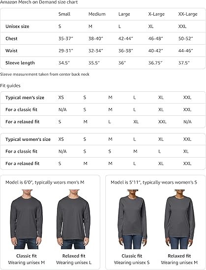 Custom Front & Back Print Long Sleeve T-Shirt with Your Image for Men and Women by Modify by Print on Demand